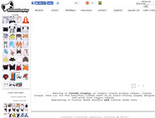 Tablet Screenshot of canadacosplay.com